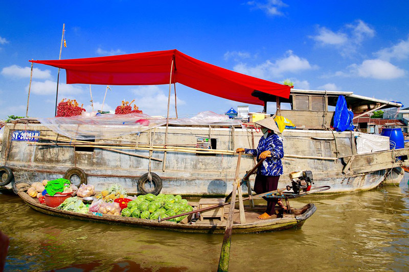 Chợ nổi Cái Bè Tiền Giang